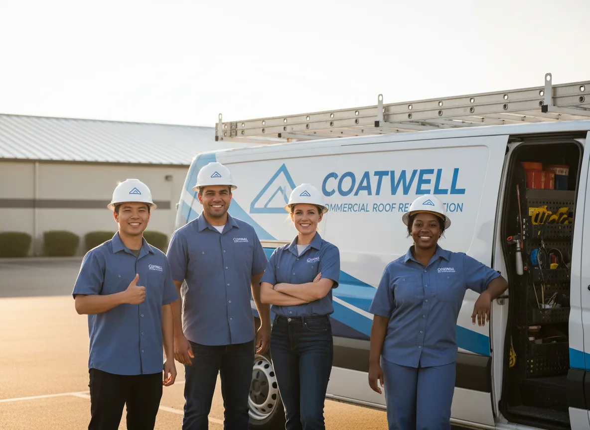 Commercial roof coating company in Moran, MI
